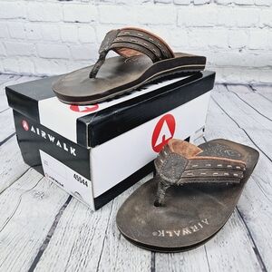 AIRWALK | leather thong flipflops